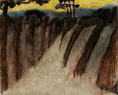 Untitled (Twilight Landscape) by Carl Fredrik Hill